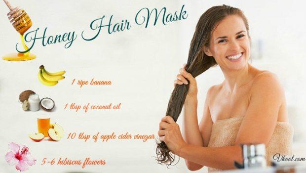honey hair mask for dry hair