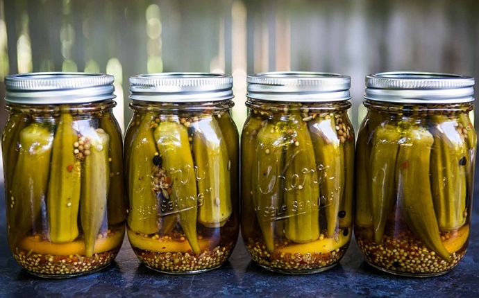 home canning recipes - pickled okra