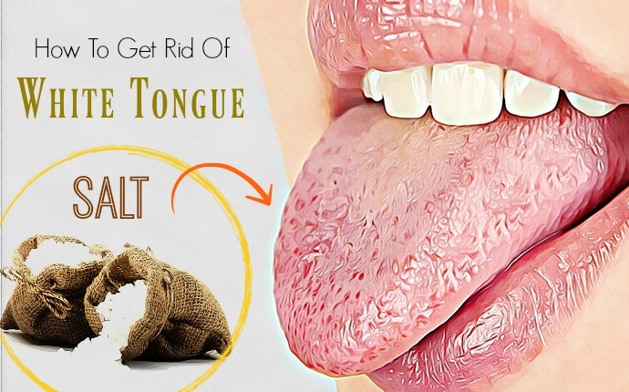 how to get rid of white tongue - salt