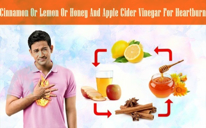 apple cider vinegar for heartburn - cinnamon or lemon or honey and apple cider vinegar for heartburn