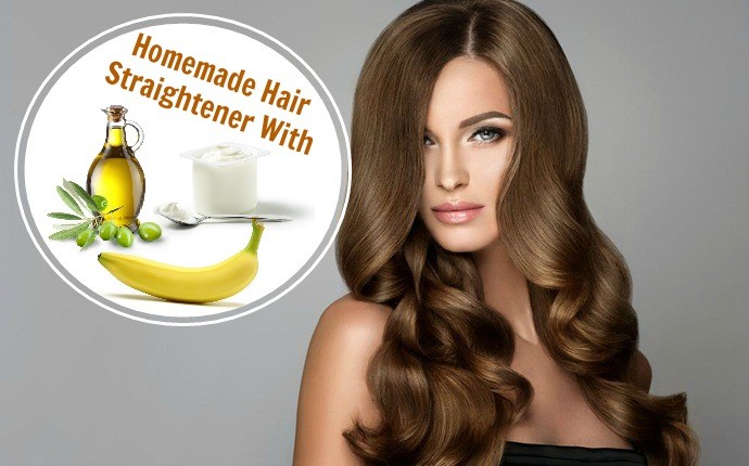 homemade hair straightener - homemade hair straightener with banana, yogurt, and olive oil