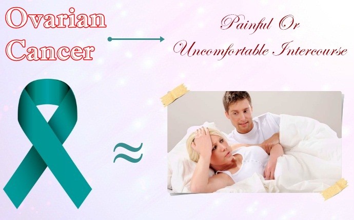 symptoms of ovarian cancer - painful or uncomfortable intercourse