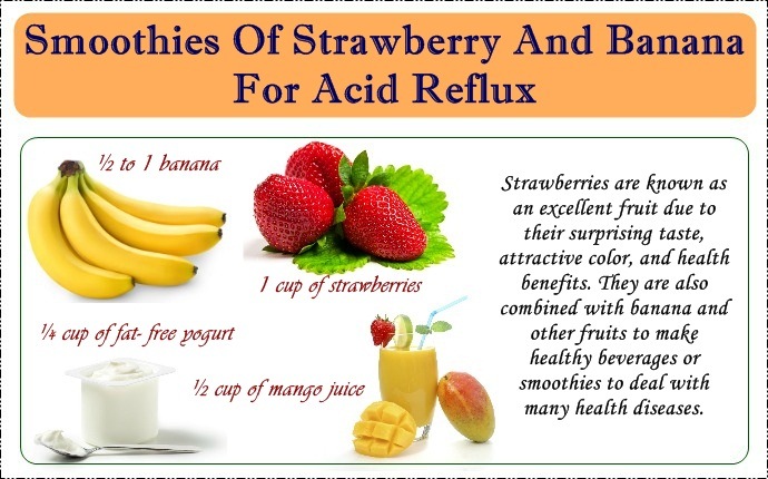 banana for acid reflux - smoothies of strawberry and banana for acid reflux