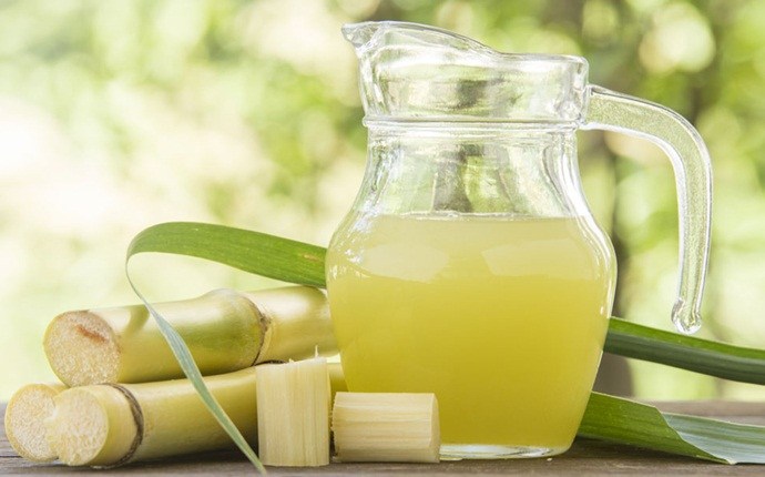 natural remedies for anti-aging skin - sugarcane juice