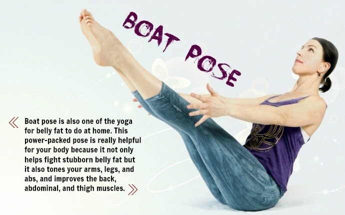 yoga for belly - boat pose