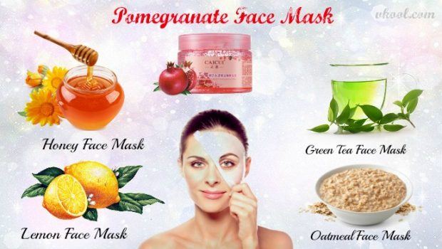 homemade pomegranate face mask