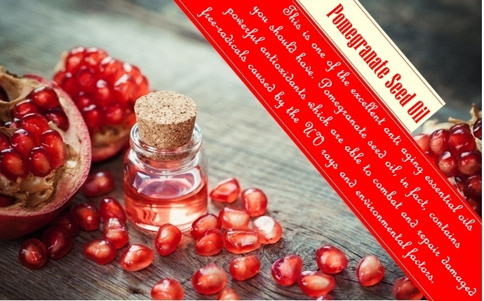 anti aging essential oils - pomegranate seed oil