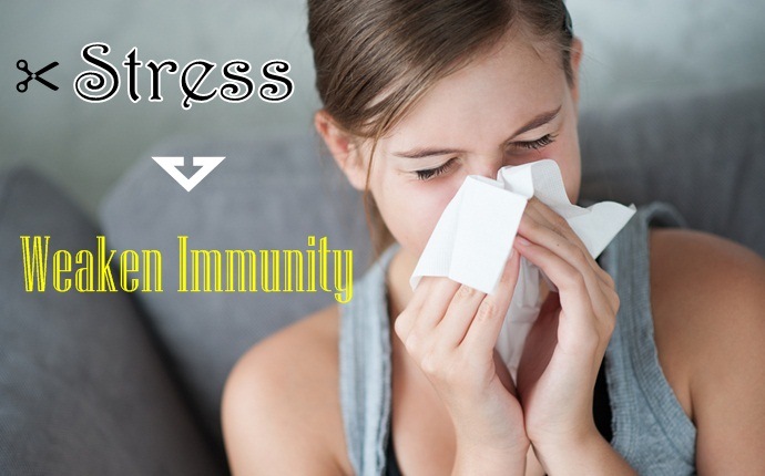 effects of stress - weaken immunity