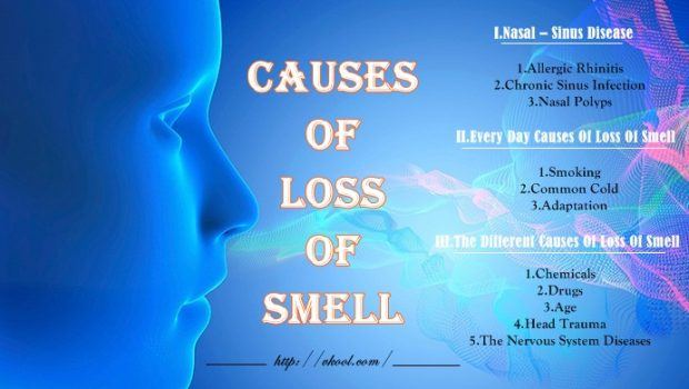 common causes of loss of smell