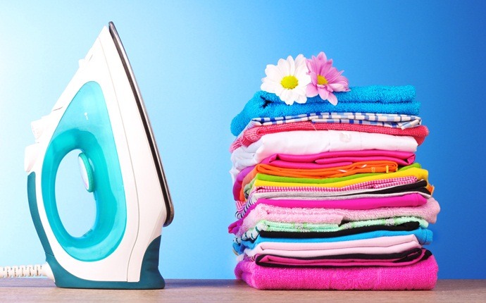 how to iron clothes - check the iron before using