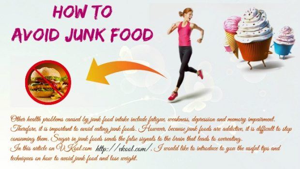 how to avoid junk food and lose weight