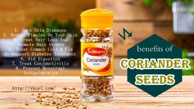 health benefits of coriander seeds