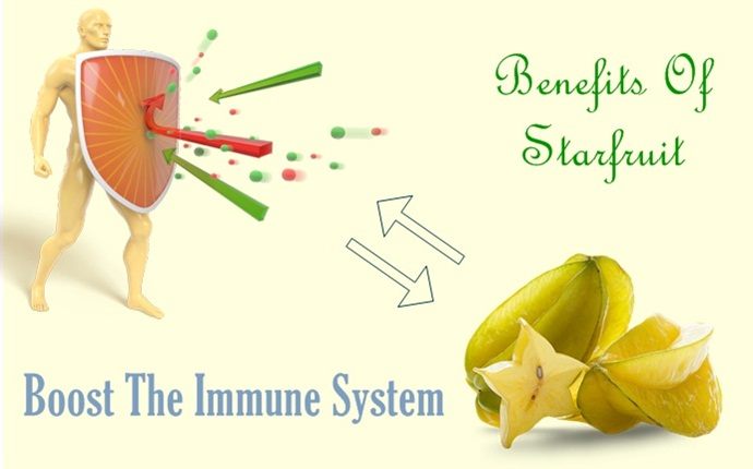 benefits of starfruit - boost the immune system