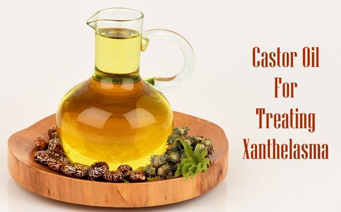 how to remove cholesterol deposits around eyes - castor oil for treating xanthelasma