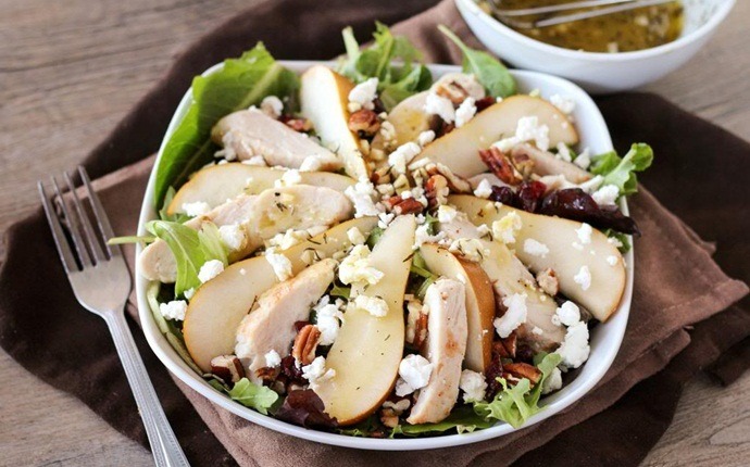 protein diet recipes - chicken cooked with goat cheese vinaigrette