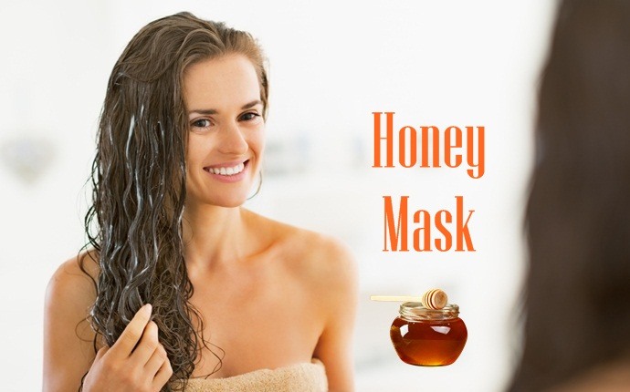 hair masks for split ends - honey mask