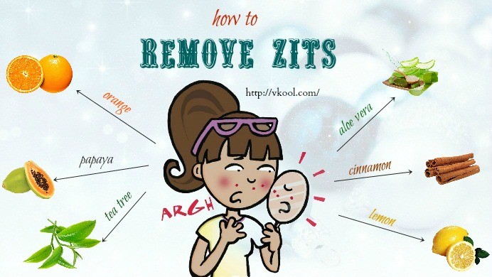 how to remove zits naturally