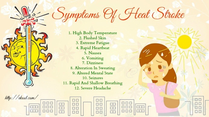 signs and symptoms of heat stroke