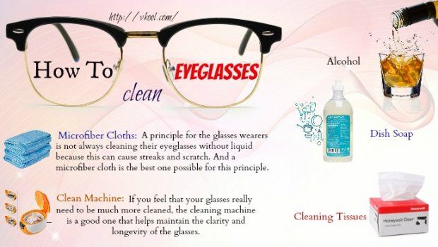 how to clean eyeglasses without streaks