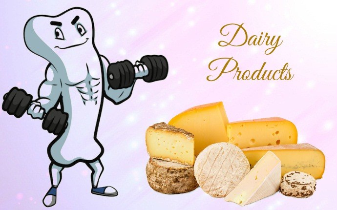 bone building foods - dairy products