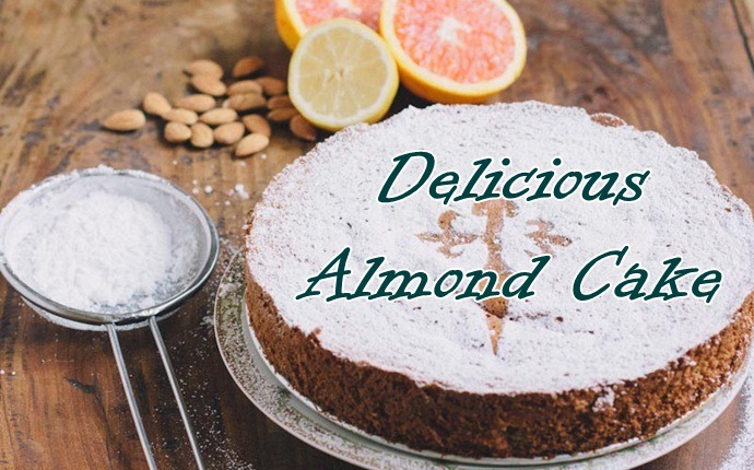 delicious almond cake