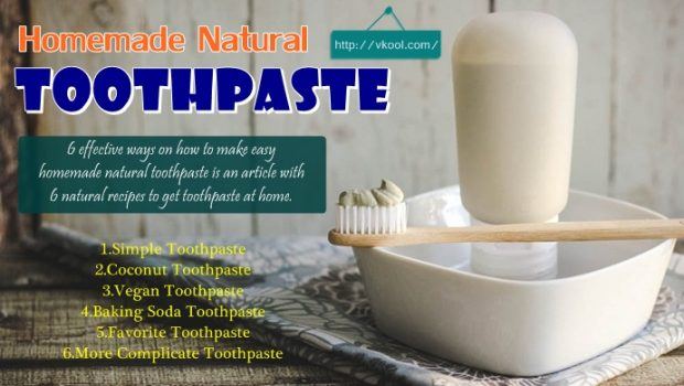 how to make homemade natural toothpaste