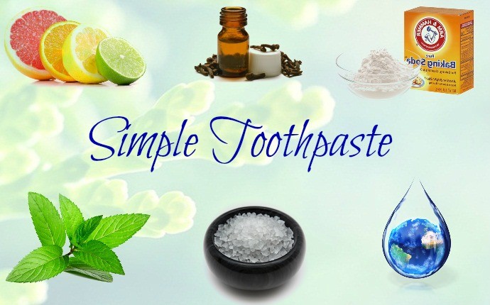 homemade natural toothpaste - simple toothpaste