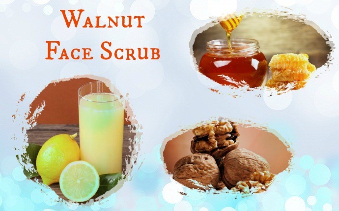 face scrubs for dry skin - walnut face scrub