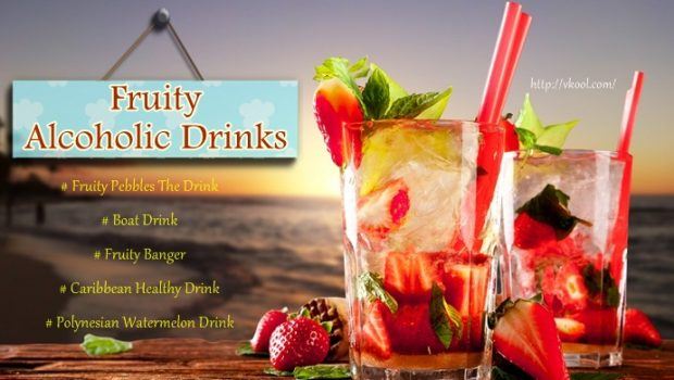 list of fruity alcoholic drinks
