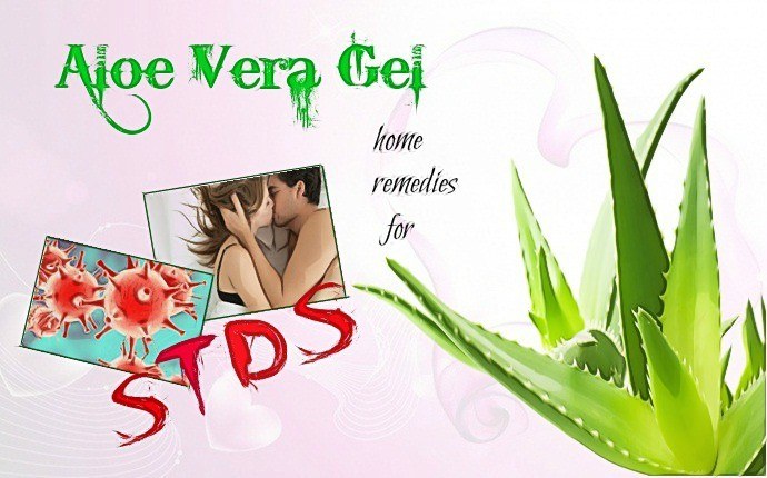home remedies for stds - aloe vera gel