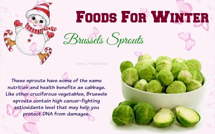 foods for winter - brussels sprouts