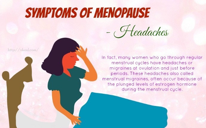 symptoms of menopause - headaches