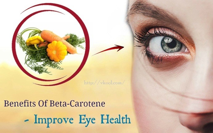 benefits of beta-carotene - improve eye health