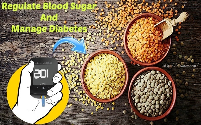 benefits of lentils - regulate blood sugar and manage diabetes