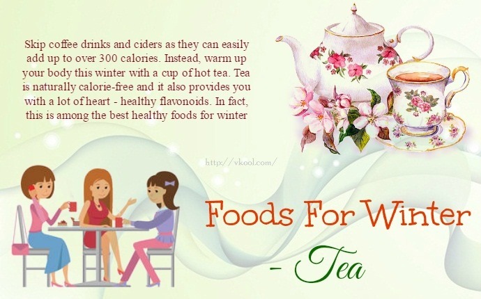foods for winter - tea