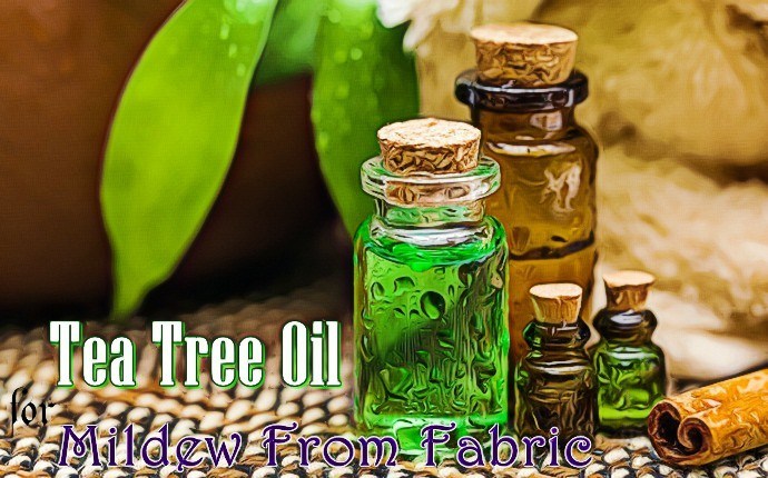 how to remove mildew from fabric - tea tree oil
