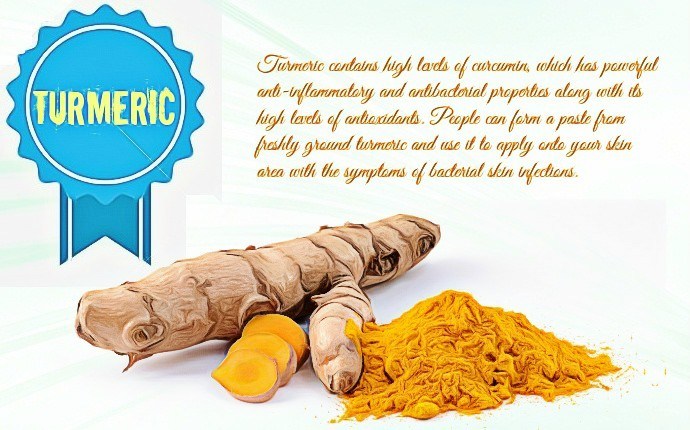 home remedies for bacterial infections - turmeric