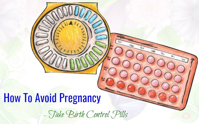 how to avoid pregnancy - take birth control pills