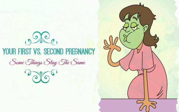 your first vs. second pregnancy - some things stay the same