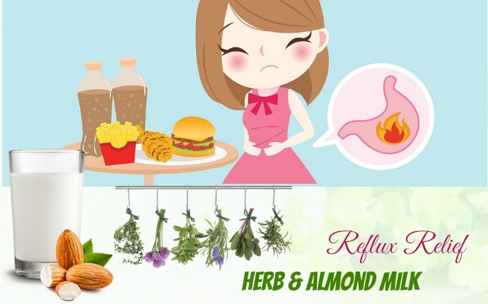 almond milk for acid reflux - herb & almond milk 