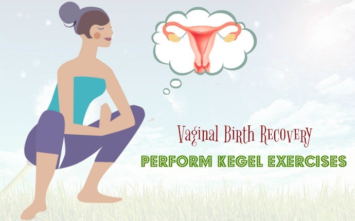 vaginal birth recovery - perform kegel exercises