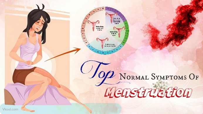 normal symptoms of menstruation